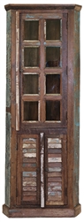 Corner Cabinet with Shutter Door