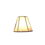 CHAND-MED - Chandelier Rawhide Off-White Shade