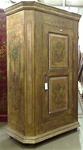 Armoire - Hand painted, 1 door, 1 shelf