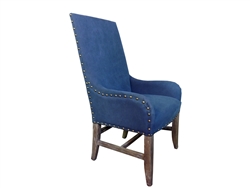 Blue Denim Arm Chair