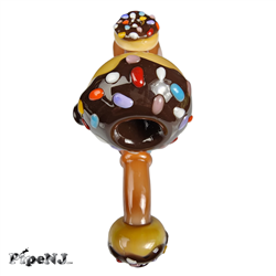 KGB Glass Chocolate Donut Sherlock