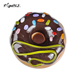 KGB Glass Large Chocolate Frosted Sprinkle Donut