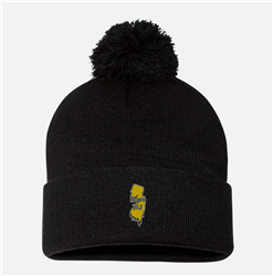 PipeNJ Sportsman Pom Pom Beanie