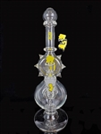 Pipe NJ Clear Mini Spiked Bubbler