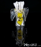 Pipe NJ Clear Flared Q-Tip Holder