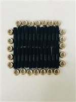 Burst panel stud kit #10 x 1". 24 pcs. with 10-32 jet nuts.