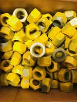 5/8-18 lug nuts safety yellow coating 45*