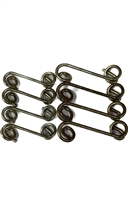 Dzus Springs. Zinc yellow plated.