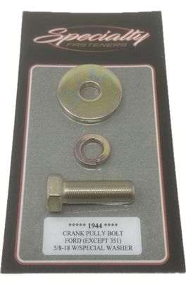 ( FORD CRANK PULLEY BOLT KIT (ALL EXCEPT 351C )