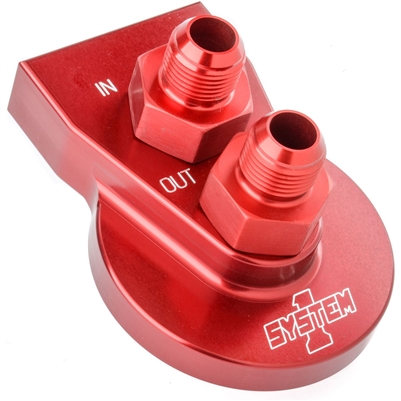 System 1 Remote Filter Mount 2 bolt. Red or Black.