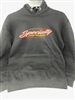 Specialty Fasteners black pullover logo hoodie.