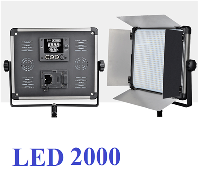 Pro 2000 LED Bi Color V Mount Video Dimmable LED Panel Light AC/DC  Photo Studio