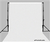 Studio WHITE 10'x20' Muslin Backdrop Stand Support Kit