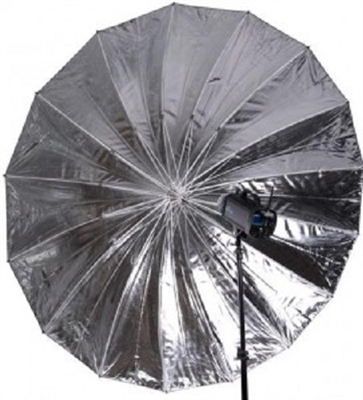 Pro 72" Black/Silver Photo Studio Reflective parabolic umbrella