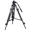 Pro heavy duty 72" video tripod EI-717 fluid drag pan head