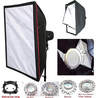 Pro 48" x 72" Soft box Studio Photo Softbox AlienBees Bowens Elinchrom Universal