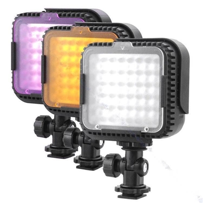 Pro VL-480 2.9W 48-LED Video Light - Black (3 x AAA)