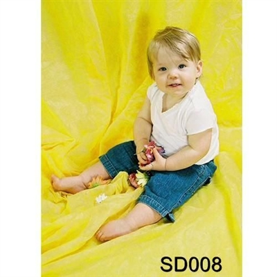 NEW Fantasy Cloth 10' X 20' Photo Studio Backdrop SD008 Solid Yellow Background