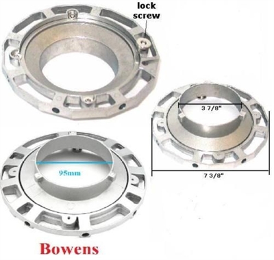 2 x ALL Metal Speed Ring Softbox Speedring for Bowens