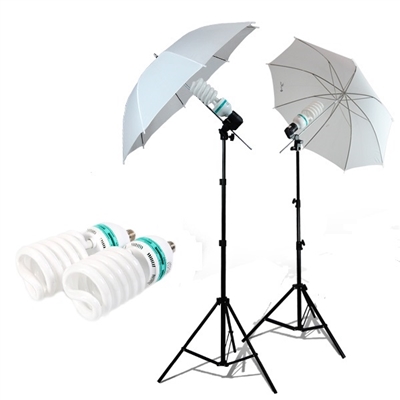 NEW Studio Translucent Umbrella 1000W Light Continuous Video Lighting Kit