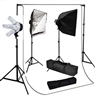 Photo Softbox 2000 W Video Continuous softbox lighting kit white muslin backdrop