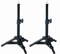 NEW 2 x Table Top Light Stand Photo Studio Background Lighting Stands