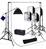 Photo Softbox 4000 W Video Continuous Lighting Kit  10'x12' white backdrop set