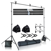 NEW Studio 10ft x 10ft Backdrop Support Stand Kit WARRANTY