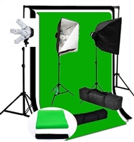 Photo Softbox 2000 W Video Continuous softbox lighting kit backdrop stand kit
