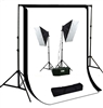 Pro 1600W Continuous Light Photo Softbox Fluorecent Video 10'x12' Backdrops Kit