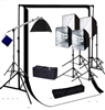 Photo Softbox 4000 W Video Continuous Lighting Kit  10'x12' muslin backdrop kit