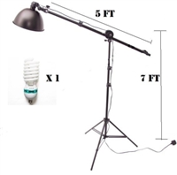 NEW cotinuous lighting kit reflector boom arm hair light background light kit