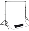 NEW Photography Studio Video WHITE High Key Muslin Backdrop Stand Kit