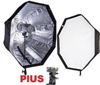 Pro 32" Octagon Umbrella Softbox flash Mount for Nikon Canon flash Monolight