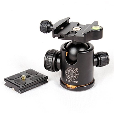 CanadianStudio Heavy Duty Photography Camera Tripod Ball Head 360 Degree Fluid Rotation Tripod Ballhead