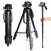 CanadianStudio 70inch Portable Aluminum Travel Tripod Monopod with Carry Bag for Canon Nikon Sony DV Video SLR DSLR Camera