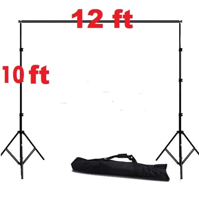 Heavy Duty 10'x 12' Background Support Backdrop Stand Kit