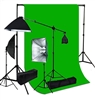 2400 watt 3 lights softbox lighting kit with 10ft x 12ft backdrop support kit