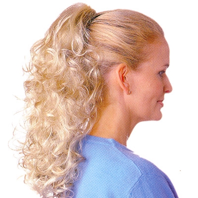 Medium Curl Easy Clip Hair Piece