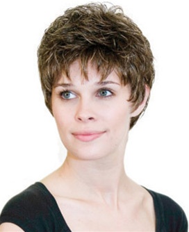 Synthetic Short Wig by Aspen. Larger cap. Sophie version. Bangs: 4.25", Sides: 2.5", Crown: 3", Nape: 2", Circumference: 22.5" - 25" Cap Size: Large <A class=colorchart href=/v/vspfiles/charts/as.html target=cc>Color Chart</a>