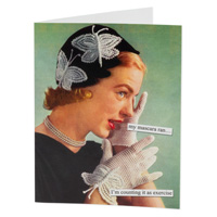 Anne Taintor Birthday Card Mascara