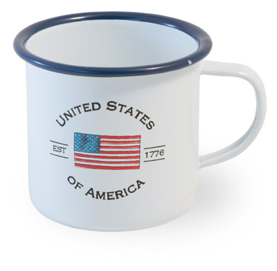 Small Mug USA Enamelware