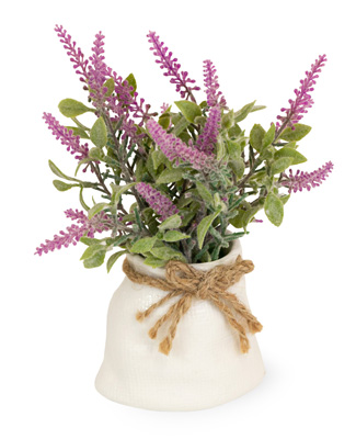 Lavender Flower Jar