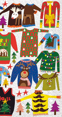 Ugly Christmas Sweater Guest Towel