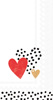 Love You Guest Towel GOLD RED