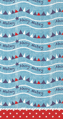 Ahoy Matey Guest Towel