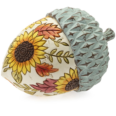 Carved Sunflower Acorn