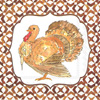 Rosanne Beck RB Turkey Cocktail Napkin