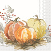 Painted Pumpkin Cocktail Napkin