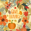 Mia Charro Give Thanks Floral Cocktail Napkin